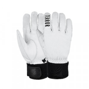 Перчатки Terror Leather Gloves white 