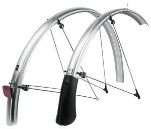 Крылья SKS Bluemels 45мм, 28&quot;, серебристые, Trekking, светоотражающие 