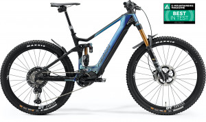 Велосипед Merida eOne-Sixty 10K 29 GlossySparklingBlue/MattBlack Рама:M(44cm) (2021) 