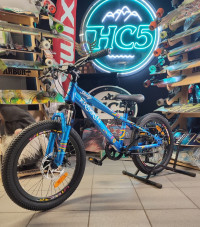 Велосипед Aist Krakken Skully 20" синий (диск.тормоз, 6 ск., сталь)