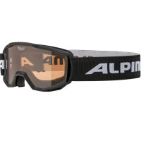 Очки горнолыжные Alpina Piney Black Matt (2023)