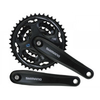 Система Shimano Altus M311, 170мм, квадрат, 48/38/28T, защита черный