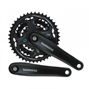 Система Shimano Altus M311, 170мм, квадрат, 48/38/28T, защита черный 