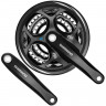 Система Shimano Altus M311, 170мм, квадрат, 48/38/28T, защита черный - Система Shimano Altus M311, 170мм, квадрат, 48/38/28T, защита черный