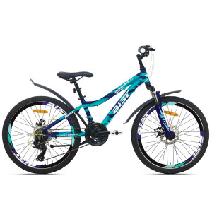 Велосипед Aist Rocky Junior 1.1 24" синий рама: OS (2026) 