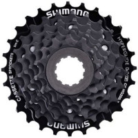 Кассета Shimano CS-HG200-8 5-586281 8 скоростей ACSHG2008232T Tourney 8х12-14-16-18-21-24-28-32 IG/HG, черный