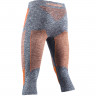 Брюки мужские X-Bionic Energy Accumulator 4.0 Pants 3/4 Grey Melange/Orange - Брюки мужские X-Bionic Energy Accumulator 4.0 Pants 3/4 Grey Melange/Orange