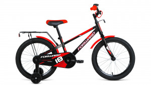 Велосипед Forward Meteor 18 черный/красный (2022) 