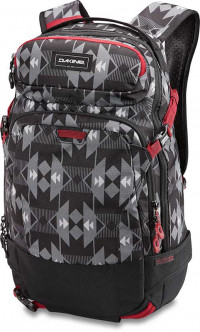 Сноубордический рюкзак Dakine Women's Heli Pro 20L Fireside II (черно-белый орнамент)