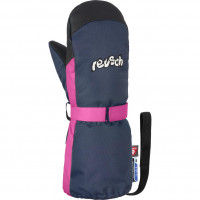 Варежки Reusch Happy Mitten Dress blue/pink glo