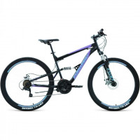 Велосипед Forward Raptor 27.5 2.0 D черный/фиолетовый 16" (2022)