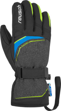 Перчатки Reusch Primus R-Tex XT Black Melange/Safety Yellow/Brilliant Blue