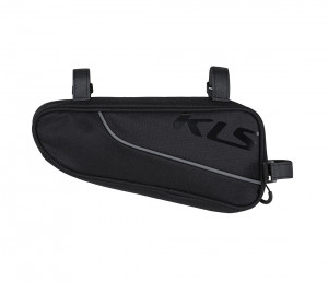 Сумка под раму KLS RECTANGLE ECO, 1,3л, 12х27х5см, 600D polyester/Poly honeycomb/Nylon 210D, светоотражающие элементы 3M 