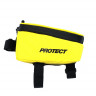 Велосумка на раму Protect с отделением для смартфона 19x10x10 см желтая - Велосумка на раму Protect с отделением для смартфона 19x10x10 см желтая