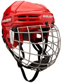 Шлем с маской Bauer IMS5.0 Сombo red SR