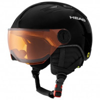 Шлем горнолыжный детский Head Mojo Visor MIPS black (2022)