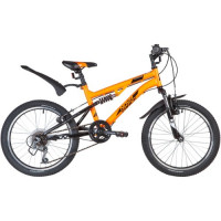 Велосипед Novatrack Titanium 20" оранжевый (2020)