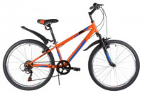 Велосипед Foxx Mango 24" оранжевый (12" рама) (2020)