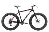 Велосипед Stark Fat 26.2 D чёрный/красный рама 18 (2022)