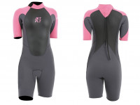 Гидрокостюм детский короткий Jetpilot Flight Youth S/S 2mm Springsuit wms. Pink 190920 (2020)