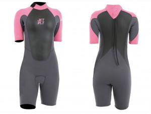 Гидрокостюм детский короткий Jetpilot Flight Youth S/S 2mm Springsuit wms. Pink 190920 (2020) 