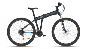 Велосипед Stark Cobra 29.2 HD черный/голубой (2021) 