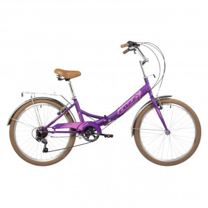 Велосипед Foxx Shift 24&quot; фиолетовый (2024) 