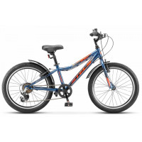 Велосипед Stels Turbo-230 V 20" Z010 синий рама: 11" (2026)