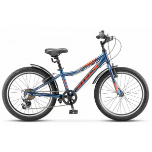 Велосипед Stels Turbo-230 V 20" Z010 синий рама: 11" (2026) 