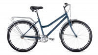 Велосипед Forward Barcelona 26 1.0 серый\бежевый (2021) 