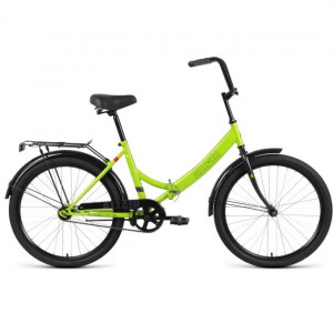 Велосипед Altair City 24&quot; FR, зеленый/серый, рама 16&quot; (2023) 