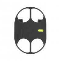 Держатель для смартфона Bone Bike Tie 4 Pro MAX 07-231210 на руль, двойные стяжки 4.7'-7.2", силикон, черный