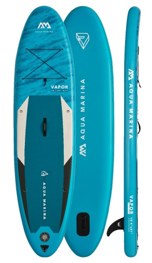 SUP-доска надувная с веслом Aqua Marina Vapor 10&#039;4&quot; (BT-21VAP, 315x79x15 см, S22) 