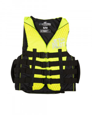 Спасательный жилет нейлон мужской Jetpilot Strike ISO 50N Nylon Vest w. Super Grip Yellow S18 