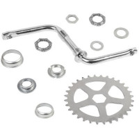 Система односоставная Bike Parts 36 t 127 мм (для 20") хром