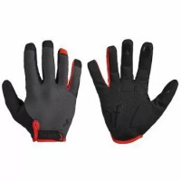 Перчатки CUBE x Natural Fit Gloves д/пал, grey´n´red