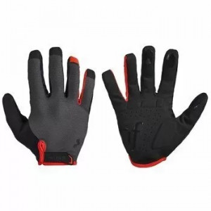 Перчатки CUBE x Natural Fit Gloves д/пал, grey´n´red 