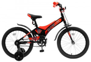 Велосипед Stels Jet 16 Z010 черный/оранжевый (2021) 