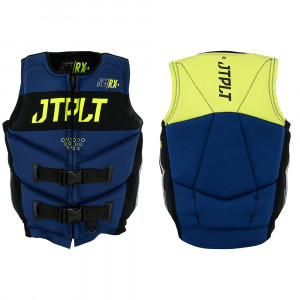 Спасательный жилет для гидроцикла неопрен мужской Jetpilot RX PWC Neo Vest ISO 50N Navy/Yellow S21 (210160) 