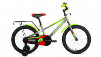 Велосипед Forward Meteor 18 серый/зеленый (2022)