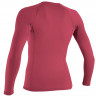 Гидромайка женская короткий рукав O'Neill WMS Basic Skins L/S Rash Guard Foxpink (2021) (3549 173) - Гидромайка женская короткий рукав O'Neill WMS Basic Skins L/S Rash Guard Foxpink (2021) (3549 173)