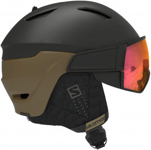 Шлем Salomon Driver black bronze/solar red (2021) 