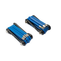 Набор ключей складной KLONK PROTECT 8in1 2/2.5/3/4/5/6/8мм, мультитул, синий/10520