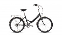 Велосипед Forward VALENCIA 24 2.0 черный/оранжевый 16" (2022)