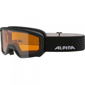 Очки горнолыжные Alpina Scarabeo JR Black Matt/Orange S2 (2024) 