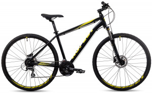 Велосипед  Aspect Edge 28 черно-желтый 18&quot; (2022) 