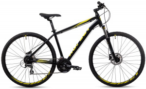 Велосипед Aspect Edge 28 черно-желтый 18&quot; (2022) 