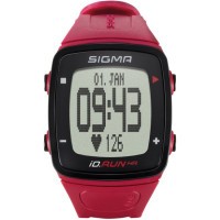 Спортивные часы-пульсометр Sigma iD.RUN HR красный