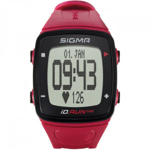 Спортивные часы-пульсометр Sigma iD.RUN HR красный 