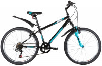 Велосипед Foxx Mango 24" черный (14" рама) (2020)